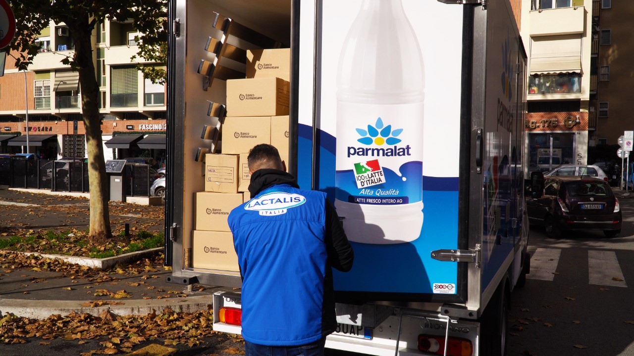 Lactalis al fianco di Banco Alimentare come partner logistico a favore dei più bisognosi