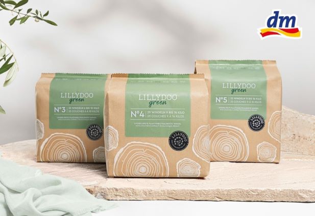 Arriva per la prima volta nei negozi dm la linea Lillydoo green