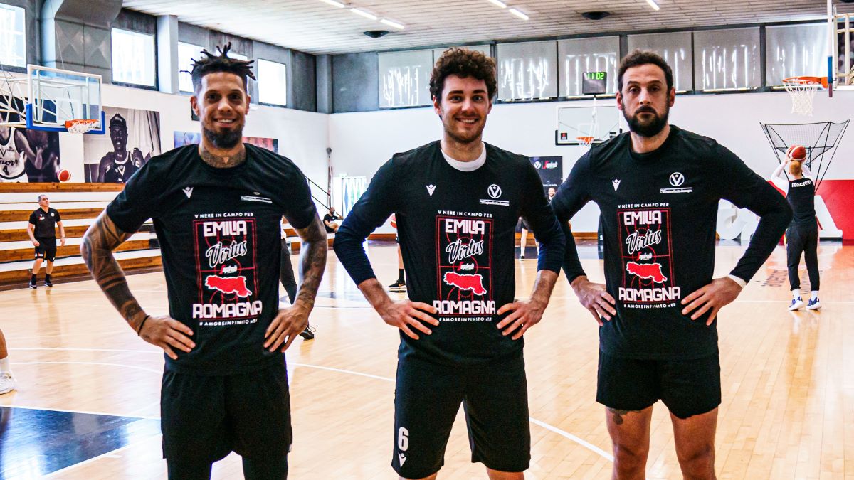 Macron e Virtus Segafredo Bologna scendono in campo per l'Emilia-Romagna