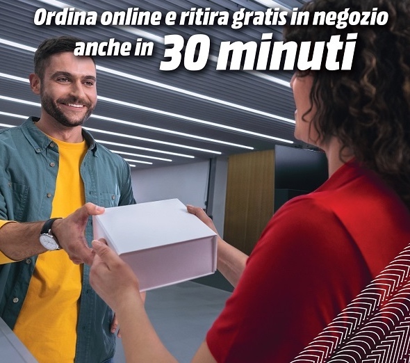 MediaWorld lancia il servizio di pick-up in 30 minuti