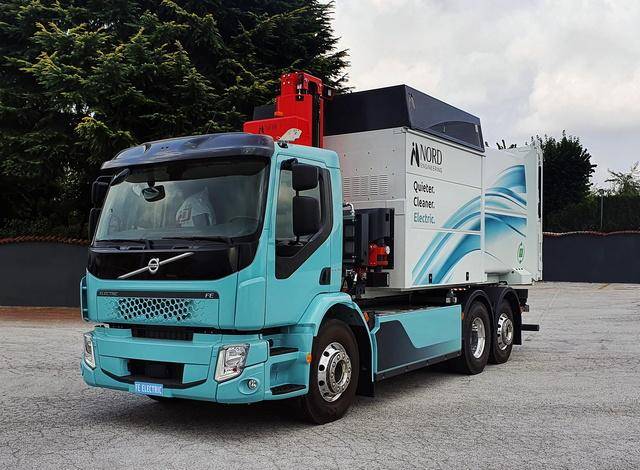 Green Retail  - Nord Engineering sceglie Volvo Trucks per realizzare il suo primo veicolo elettrico per la raccolta differenziata dei rifiuti 