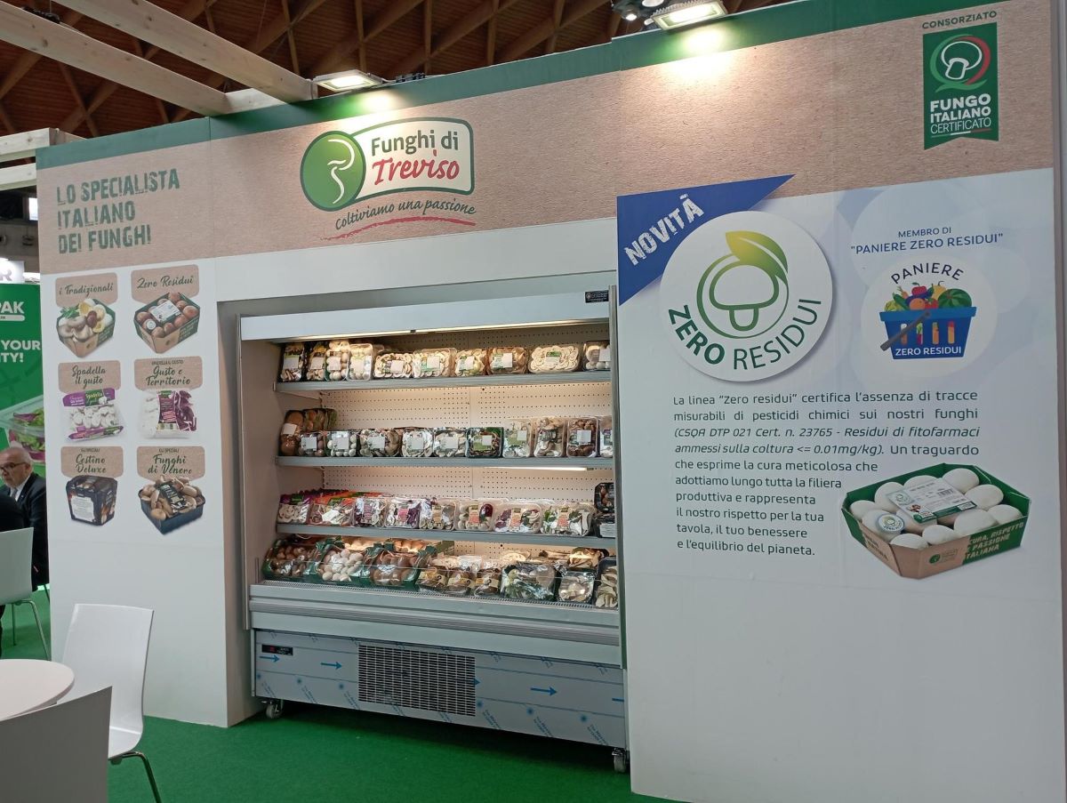 O.P. Consorzio Funghi di Treviso annuncia a Macfrut l’adesione a “paniere zero residui”
