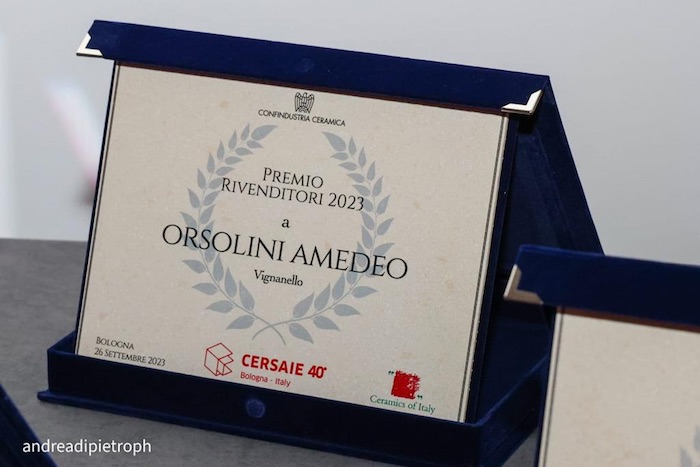 Orsolini Amedeo vince il premio Confindustria Ceramica Distributor Award 2023
