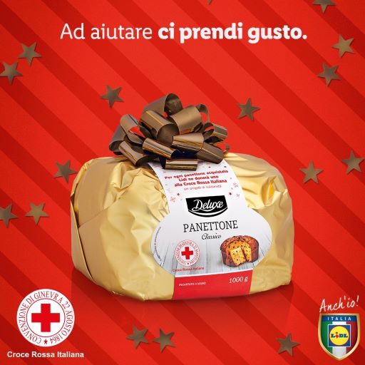 Il panettone classico Deluxe sostiene le attività della Croce Rossa Italiana