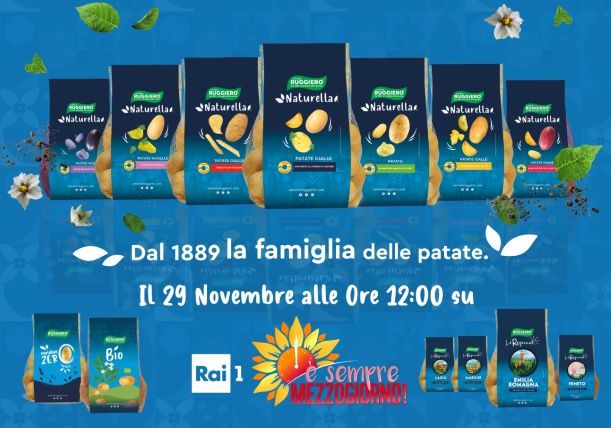 Le patate Ruggiero raccontate da Antonella Clerici