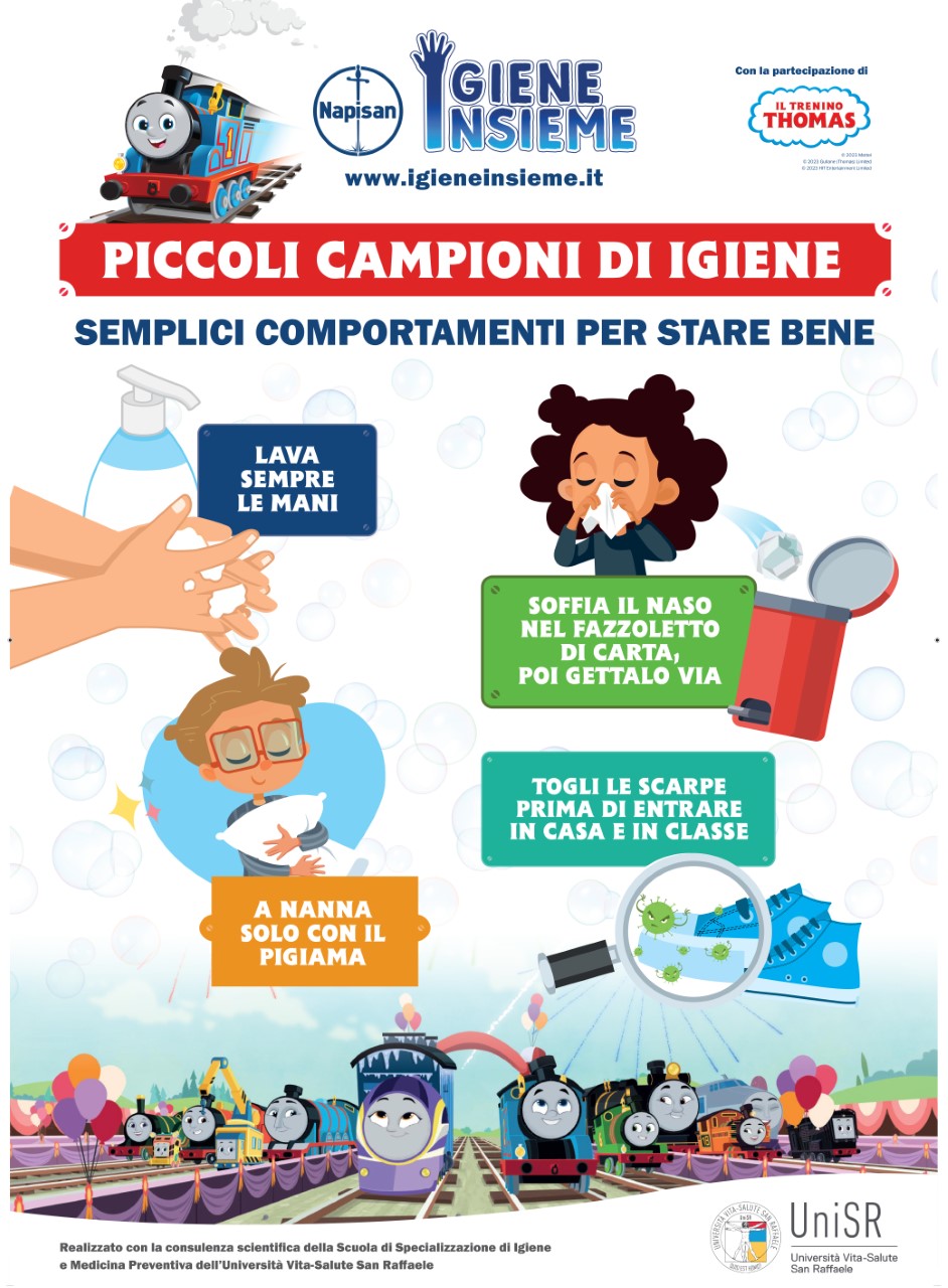 Napisan e Mattel: prosegue la partnership nell'ambito del progetto "Igiene Insieme"