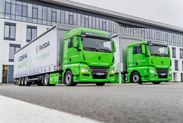 Green Retail  - Skoda sperimenta truck elettrici per la logistica interna 