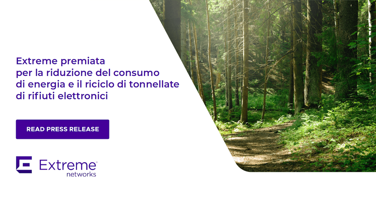 Extreme premiata per la riduzione del consumo energetico e il riciclo di tonnellate di rifiuti elettronici