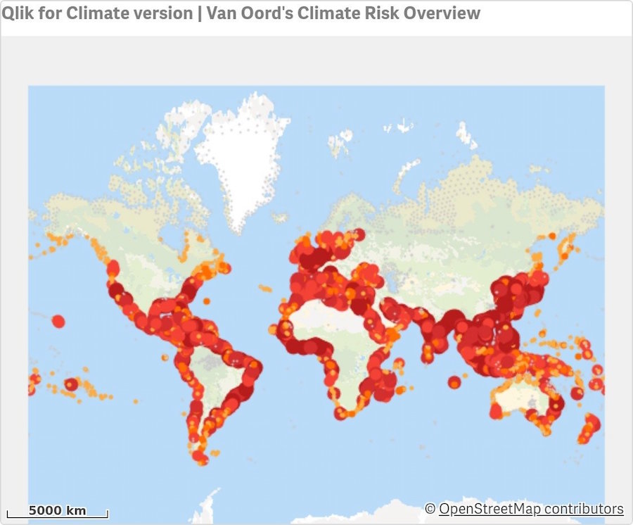 Cambiamento climatico: Van Oord e Qlik sviluppano il primo strumento al mondo per proteggere le zone costiere dalle inondazioni