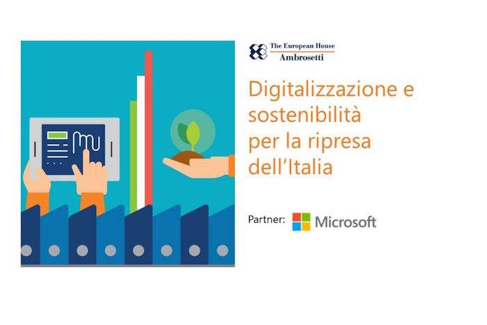 Green Retail  - The European House - Ambrosetti e Microsoft rilasciano uno studio sull’impatto del digitale nello sviluppo sostenibile 