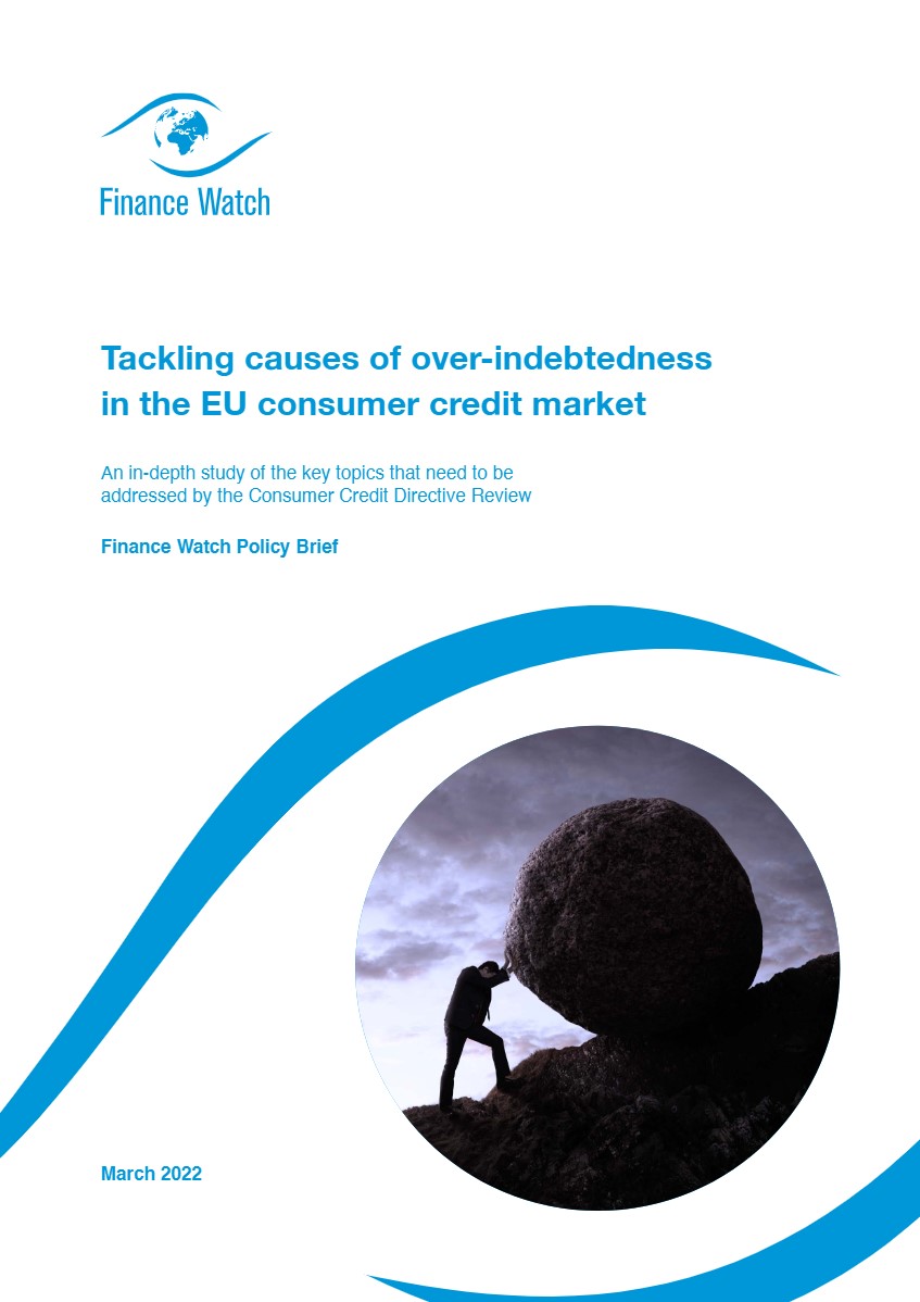 Una ricerca di Finance Watch su come dIfendersi dai crediti predatori