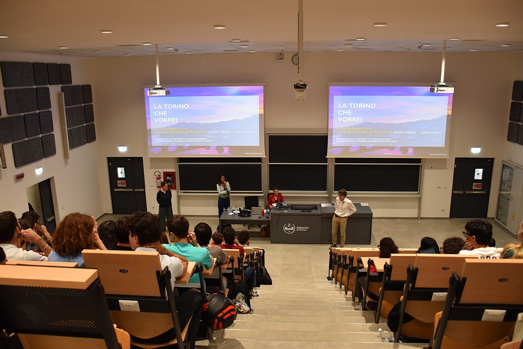 Una grande sfida per Torino: le proposte degli studenti del Politecnico di Torino per una città resiliente e a ridotte emissioni