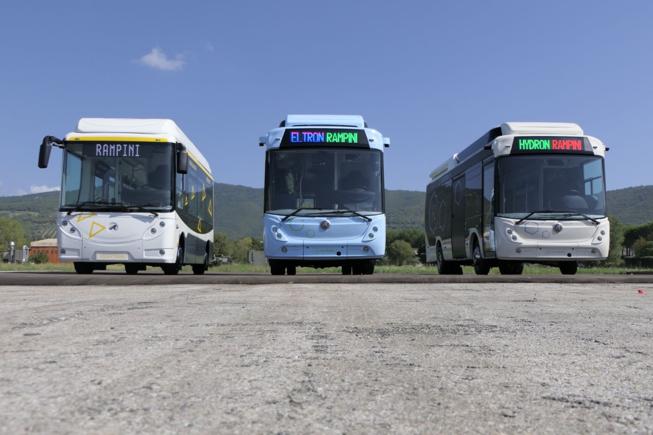 Rampini presenta l’autobus a idrogeno che parla italiano