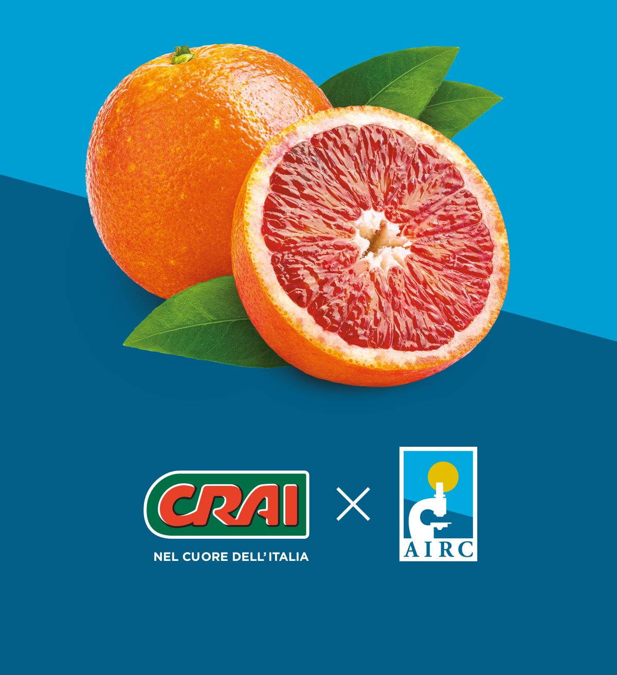 Crai è al fianco di Fondazione Airc nella campagna “Arance rosse per la ricerca”