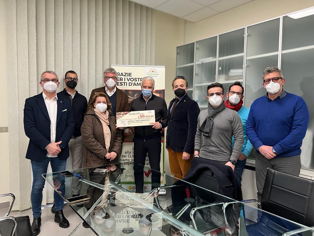 Conad Adriatico dona 50.000 euro a favore del reparto pediatrico dell’Ospedale Santa Annunziata di Chieti