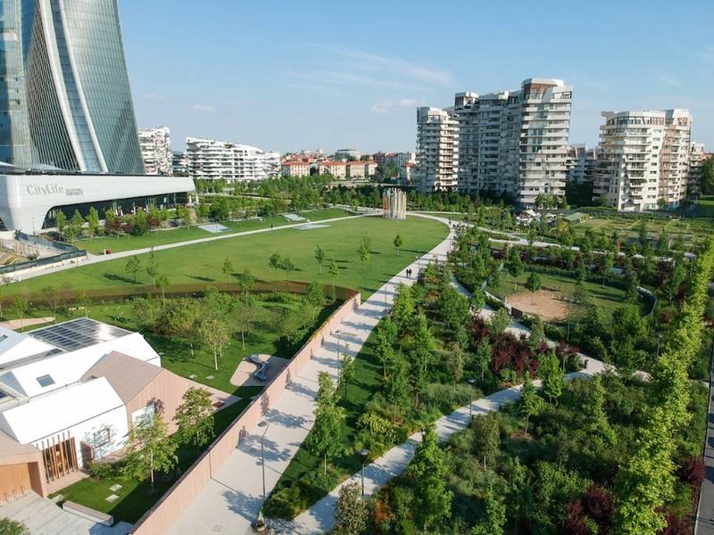 Il parco di CityLife a Milano è finalista al premio europeo Green Cities Award
