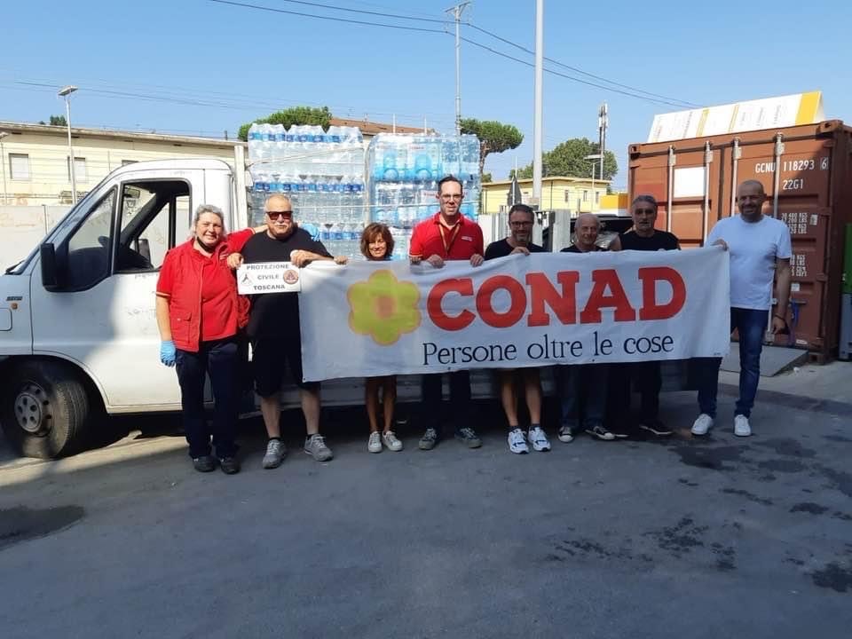 I soci Conad vanno in sostegno della Versilia