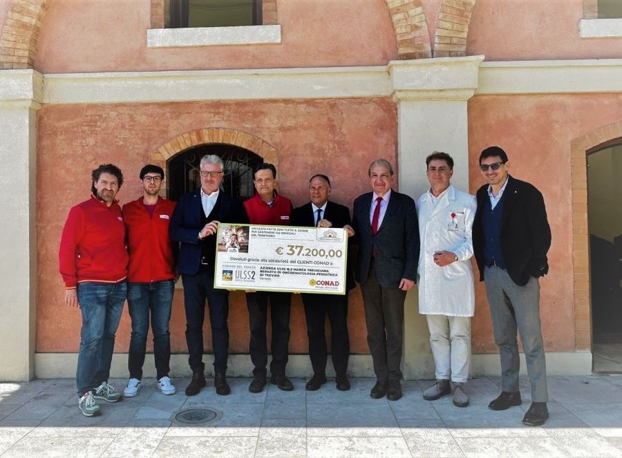 Conad dona 37mila euro al Ca' Foncello di Treviso
