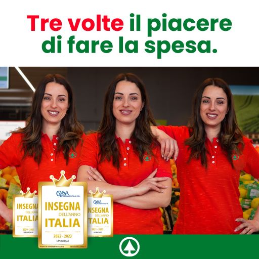 Green Retail  - Despar è tre volte “Insegna dell’Anno” nella categoria supermercati: al via la campagna social e in-store per celebrare il triplete 