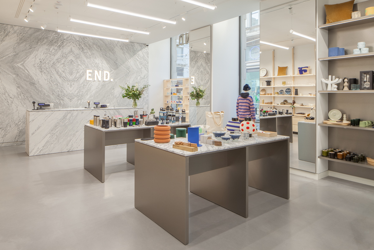 Green Retail  - End apre il suo primo store a Milano in via Mercanti nello storico Palazzo Venezia 
