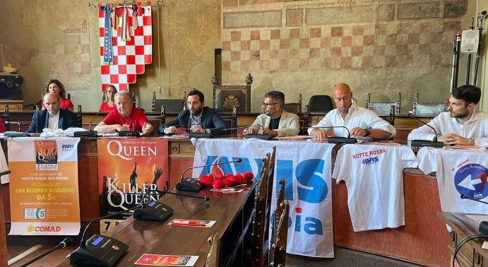 Conad Nord Ovest rinnova il sostegno ad Avis Pistoia per la decima edizione della Notte Rossa