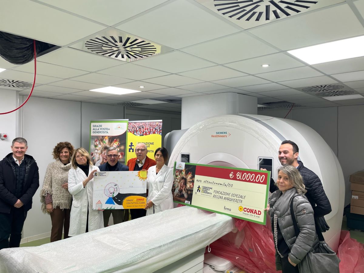 Conad Nord Ovest sostiene Fondazione Forma e l’Ospedale Infantile Regina Margherita con una donazione di 81.000 euro