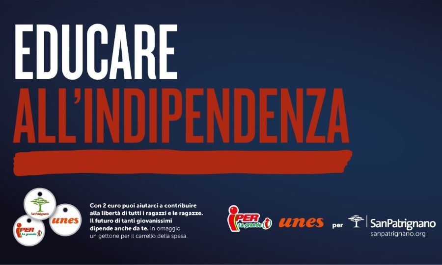 Iper La grande i e Unes sostengono San Patrignano