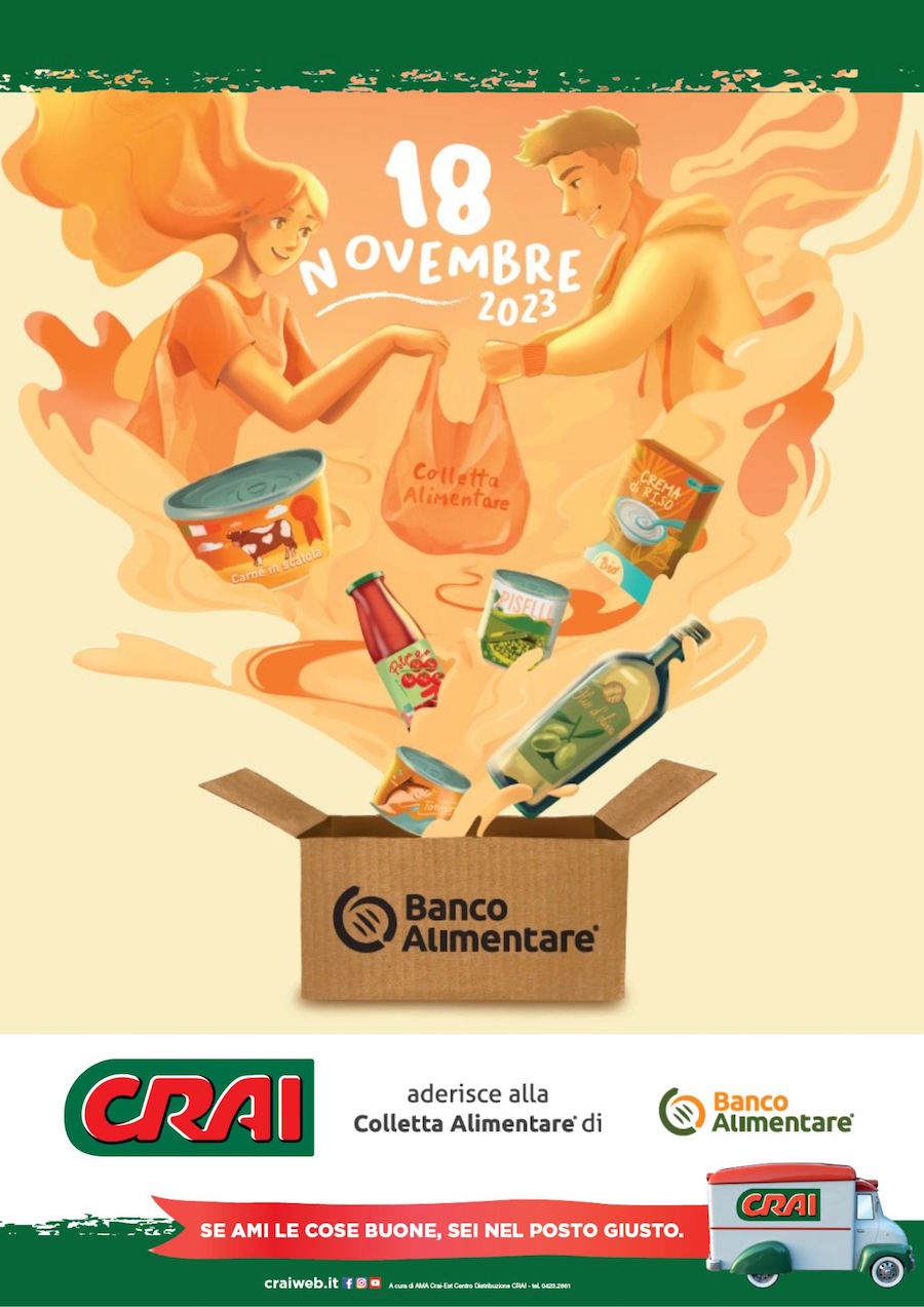 Ama Crai Est sostiene la Giornata Nazionale della Colletta Alimentare