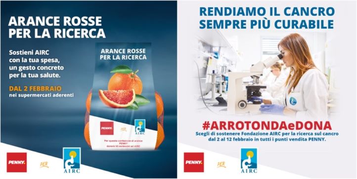 Penny e Airc insieme contro il cancro