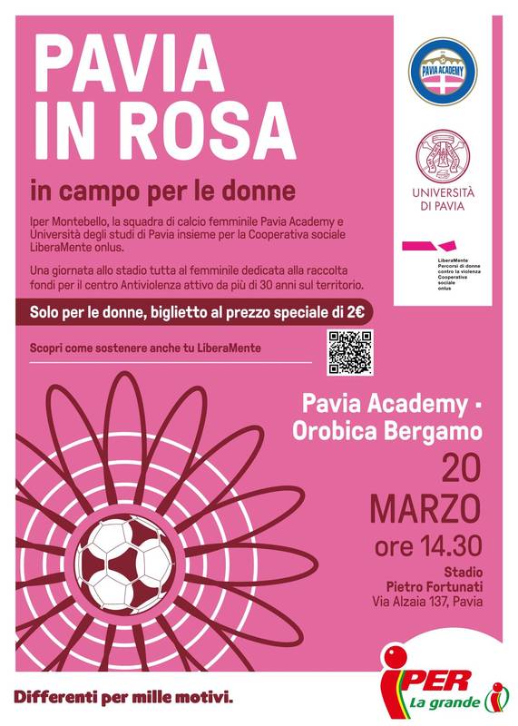 Iper Montebello presenta "Pavia in Rosa", per sostenere il centro antiviolenza LiberaMente