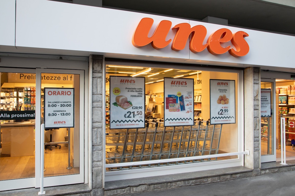Unes: al via l’operazione di rebranding su tutti i punti vendita