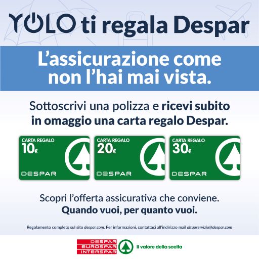 La nuova partnership tra Despar Centro-Sud e Yolo per la vendita di polizze assicurative digitali