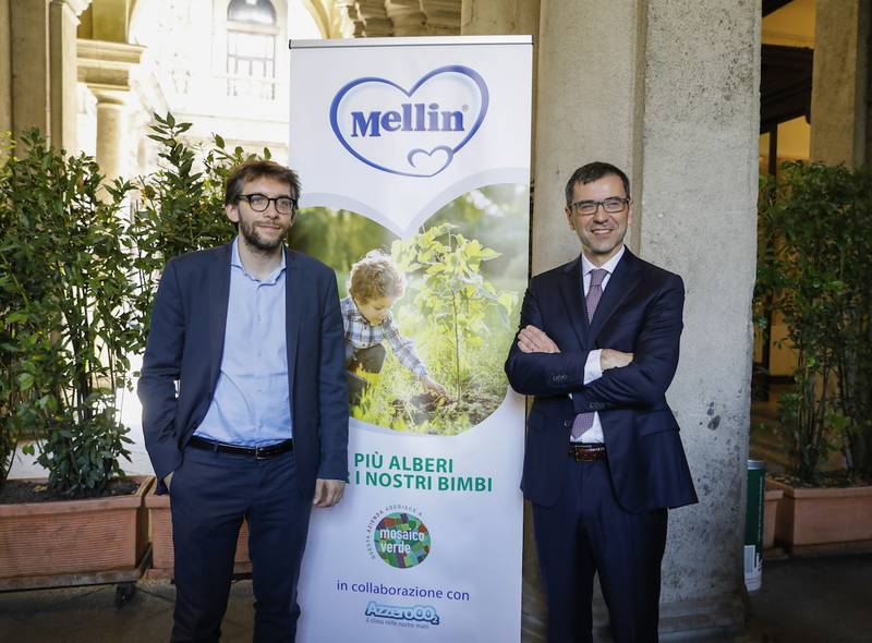 Green Retail  - Mellin lancia la campagna Più alberi per i nostri bimbi e il progetto per una Milano più verde con il Comune 