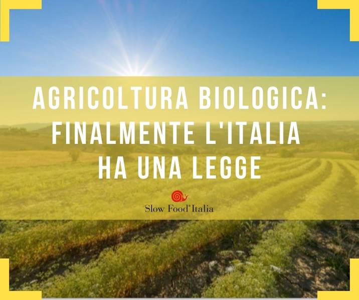 Slow Food: finalmente l'Italia ha una legge sul biologico