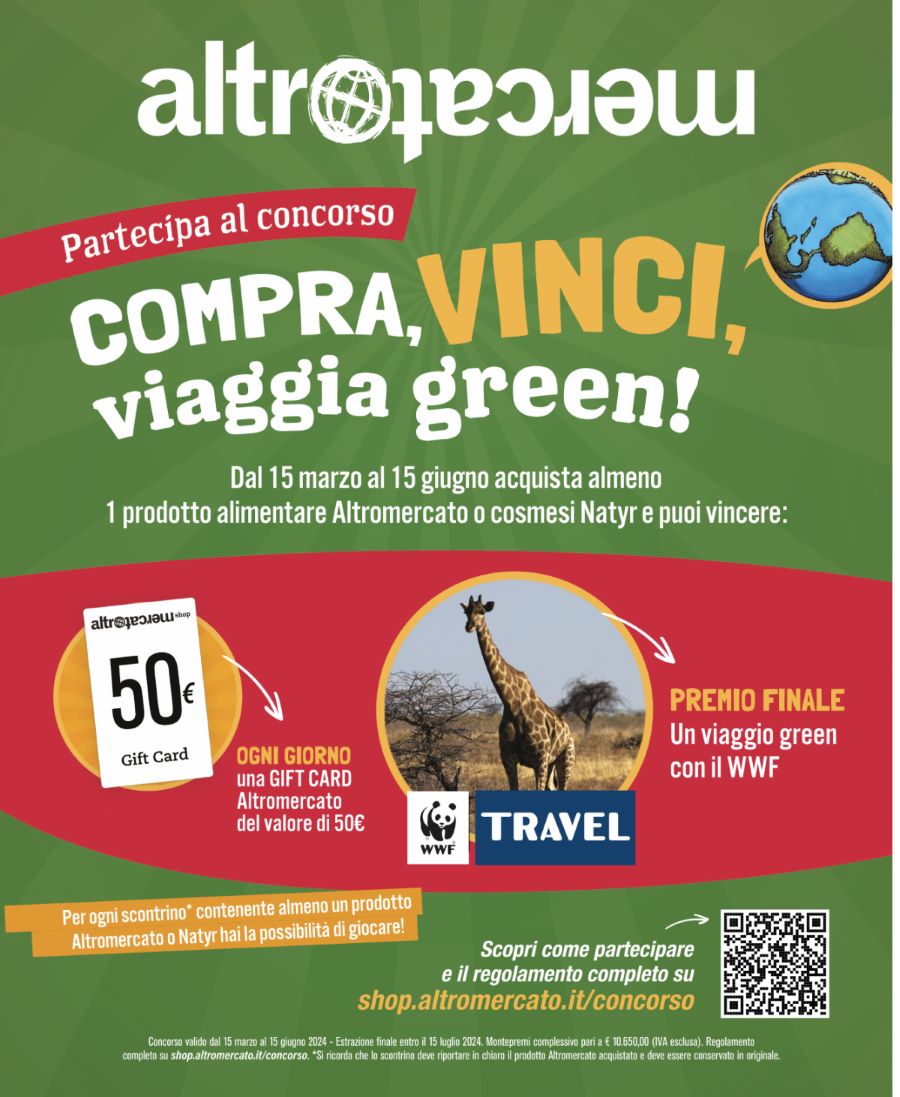 Altromercato e Wwf Travel premiano le scelte sostenibili, alla scoperta della biodiversità