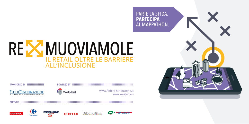 Re-Muoviamole, Federdistribuzione lancia la sfida alle barriere architettoniche