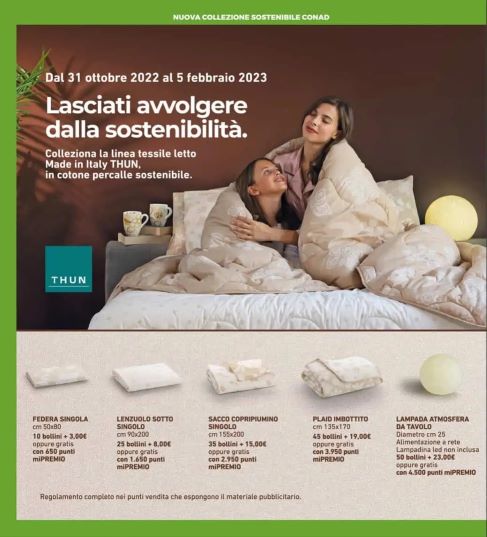 Conad insieme a Thun con una nuova collezione sostenibile