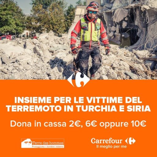 Carrefour Italia è al fianco della Ong Terre des Hommes