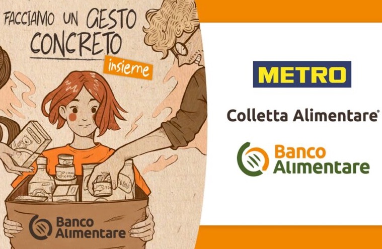 Anche nel 2023 Metro Italia sostiene la Giornata Nazionale della Colletta Alimentare