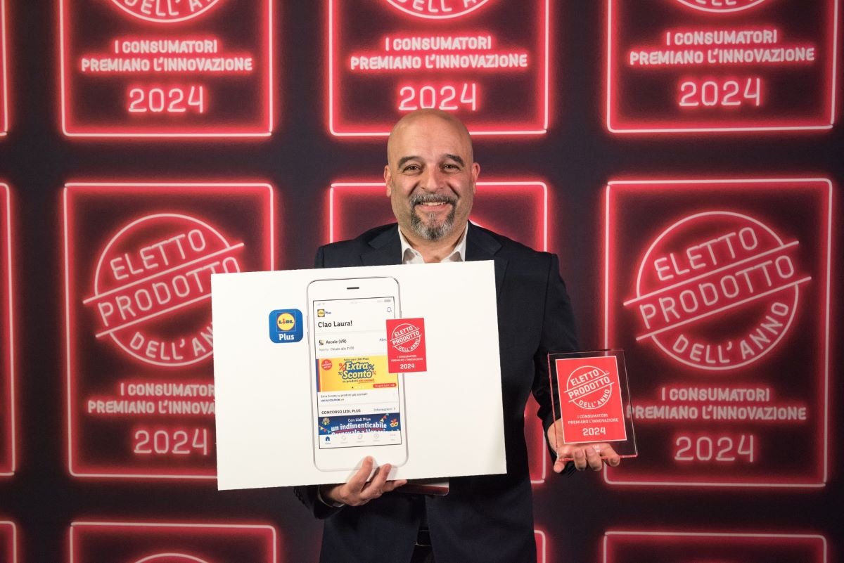 Lidl Plus vince il premio “Eletto prodotto dell’anno 2024”