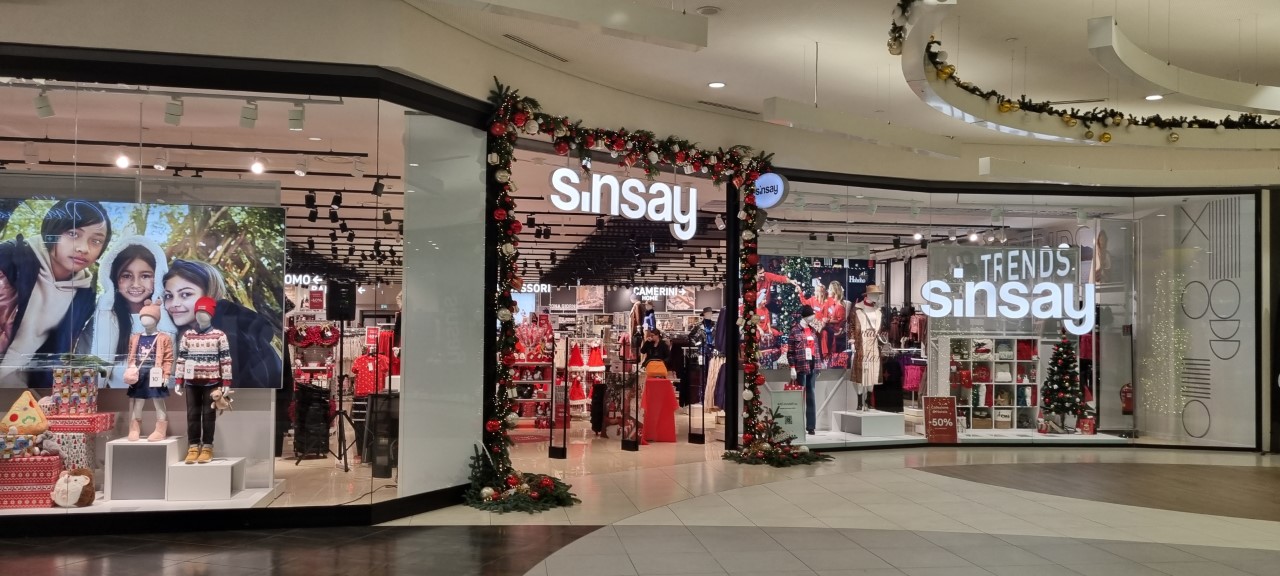Sinsay al Valecenter: inaugurato il primo store fisico italiano del brand