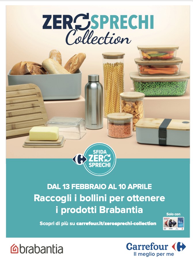 Zero sprechi collection, la campagna di Carrefour Italia che educa alle scelte sostenibili