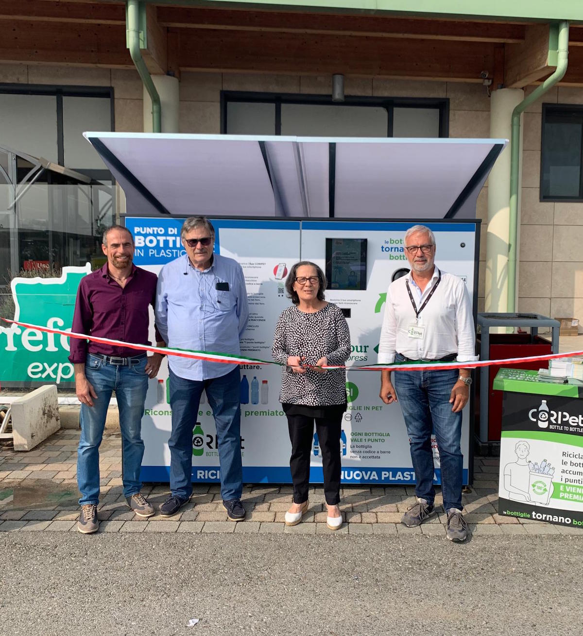 L’impegno green di Etruria Retail continua con un nuovo ecocompattatore a Capalbio Scalo